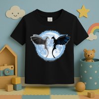 Toothless Light Fury In Space Design For Valentines Day Toddler T-Shirt