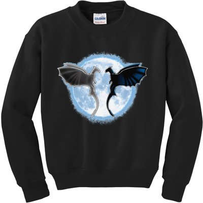 Toothless Light Fury In Space Design For Valentines Day Kids Sweatshirt