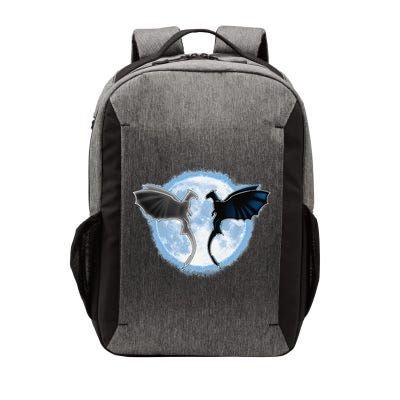 Toothless Light Fury In Space Design For Valentines Day Vector Backpack