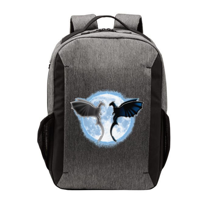 Toothless Light Fury In Space Design For Valentines Day Vector Backpack