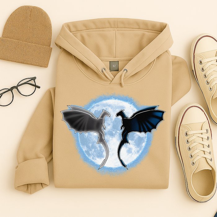Toothless Light Fury In Space Design For Valentines Day Hoodie