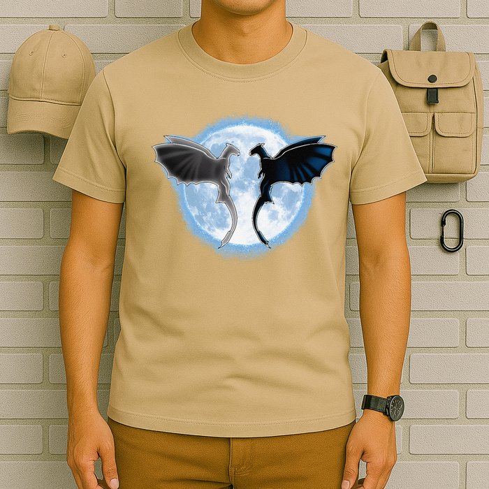 Toothless Light Fury In Space Design For Valentines Day T-Shirt