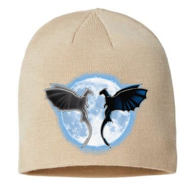 Toothless Light Fury In Space Design For Valentines Day Sustainable Beanie