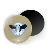 Toothless Light Fury In Space Design For Valentines Day Magnet