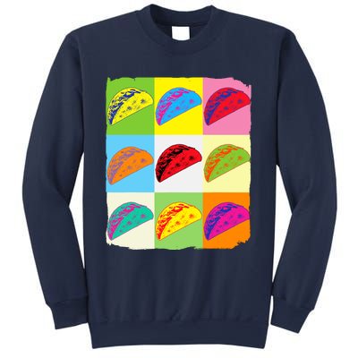 Taco Lover Funny Taco Art Mexican Food Lover Taco Sweatshirt