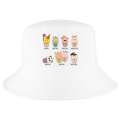 Tea Life Funny Cute Milk Tea Cup Milk Tea Lover Humorous Puns Cool Comfort Performance Bucket Hat