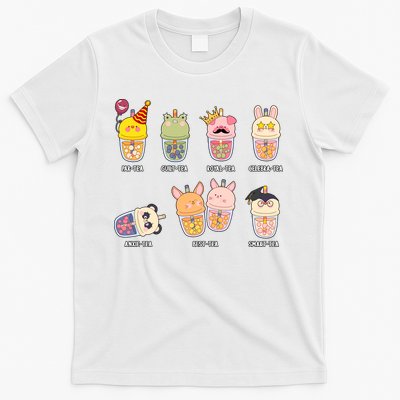 Tea Life Funny Cute Milk Tea Cup Milk Tea Lover Humorous Puns T-Shirt