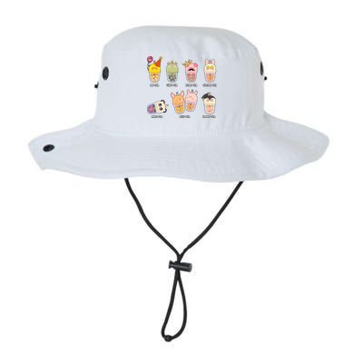 Tea Life Funny Cute Milk Tea Cup Milk Tea Lover Humorous Puns Bucket Hat
