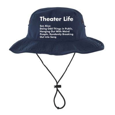 Theater Life Funny Drama Actor Actress Gifts Legacy Cool Fit Booney Bucket Hat