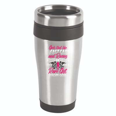 That Like Fast Cars Are Rare Fun Quote For Racing Fans Gift 16oz Travel Tumbler