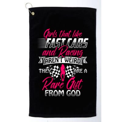 That Like Fast Cars Are Rare Fun Quote For Racing Fans Gift Golf Towel