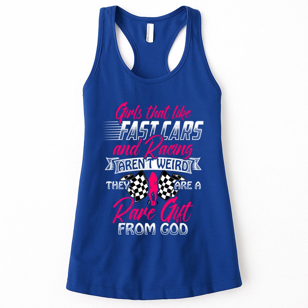 That Like Fast Cars Are Rare Fun Quote For Racing Fans Gift Womens Tank Top