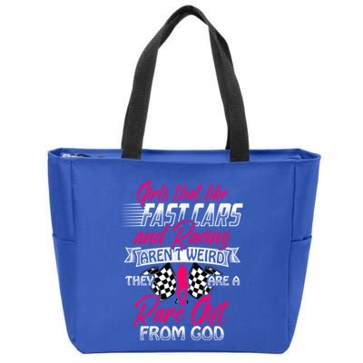 That Like Fast Cars Are Rare Fun Quote For Racing Fans Gift Zip Tote Bag