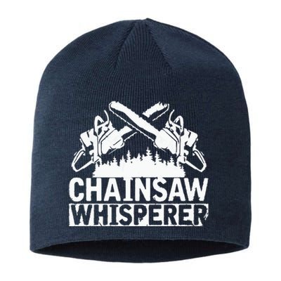 Tree Logger Funny Chainsaw Whisperer Lumberjack Sustainable Beanie