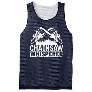 Tree Logger Funny Chainsaw Whisperer Lumberjack Mesh Reversible Basketball Jersey Tank