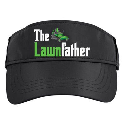 The Lawnfather Funny Lawn Mowing Adult Drive Performance Visor