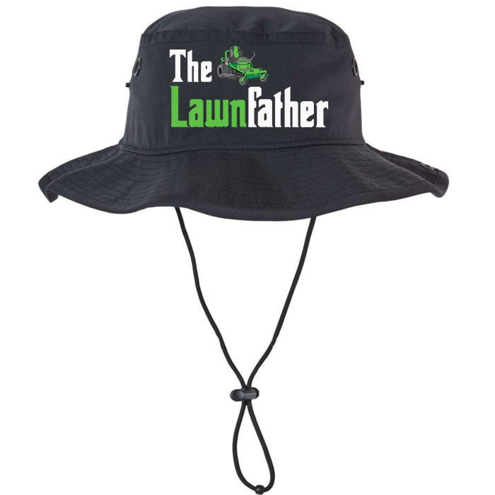 The Lawnfather Funny Lawn Mowing Legacy Cool Fit Booney Bucket Hat