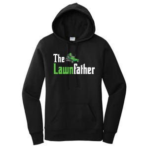 The Lawnfather Funny Lawn Mowing Women's Pullover Hoodie