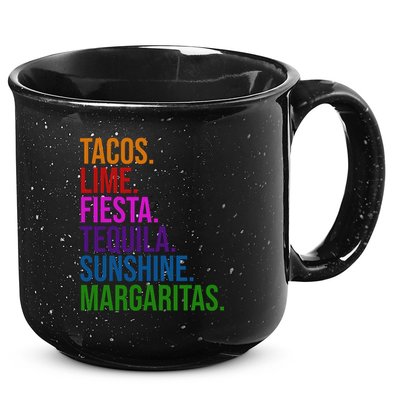Tacos Lime Fiesta Tequila Sunshine Margaritas Cindo De Mayo 15oz Campfire Ceramic Mug