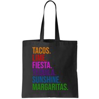 Tacos Lime Fiesta Tequila Sunshine Margaritas Cindo De Mayo Bag