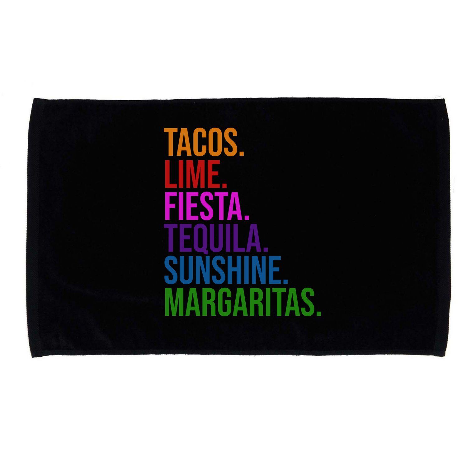 Tacos Lime Fiesta Tequila Sunshine Margaritas Cindo De Mayo Microfiber Hand Towel