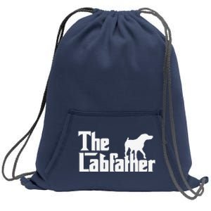 The Labfather Funny Lab Labrador Dog Owner Dad Daddy Father Sweatshirt Cinch Pack Bag