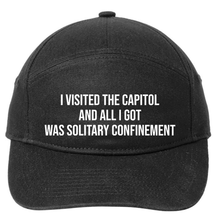 The Lectern Guy Wearing I Visited The Capitol And All I Got Was Solitary Confine 7-Panel Snapback Hat
