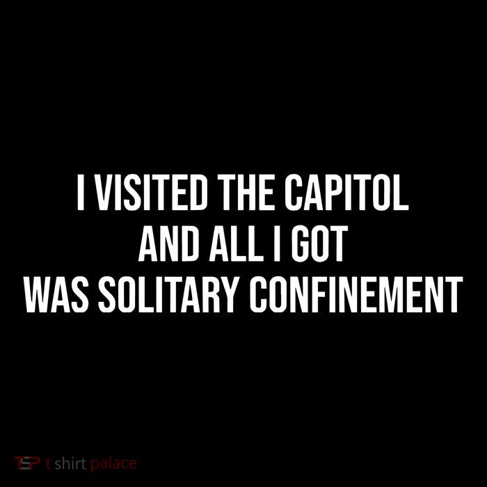 The Lectern Guy Wearing I Visited The Capitol And All I Got Was Solitary Confine Cooling Performance Long Sleeve Crew