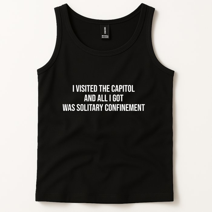 The Lectern Guy Wearing I Visited The Capitol And All I Got Was Solitary Confine Tank Top