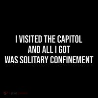 The Lectern Guy Wearing I Visited The Capitol And All I Got Was Solitary Confine Tank Top