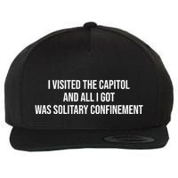 The Lectern Guy Wearing I Visited The Capitol And All I Got Was Solitary Confine Wool Snapback Cap