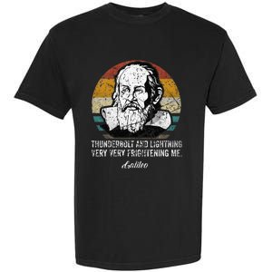 Thunderbolt lightning Galileo philosopher physics astronomy Garment-Dyed Heavyweight T-Shirt