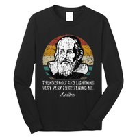 Thunderbolt lightning Galileo philosopher physics astronomy Long Sleeve Shirt