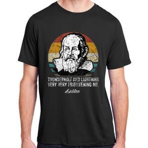 Thunderbolt lightning Galileo philosopher physics astronomy Adult ChromaSoft Performance T-Shirt