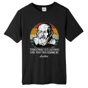 Thunderbolt lightning Galileo philosopher physics astronomy Tall Fusion ChromaSoft Performance T-Shirt