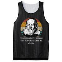 Thunderbolt lightning Galileo philosopher physics astronomy Mesh Reversible Basketball Jersey Tank