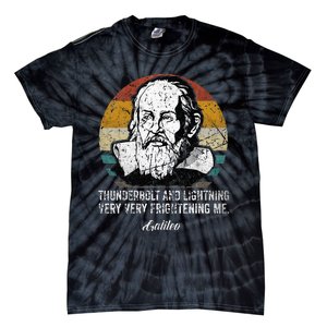 Thunderbolt lightning Galileo philosopher physics astronomy Tie-Dye T-Shirt