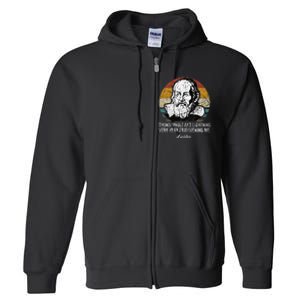 Thunderbolt lightning Galileo philosopher physics astronomy Full Zip Hoodie