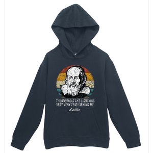 Thunderbolt lightning Galileo philosopher physics astronomy Urban Pullover Hoodie