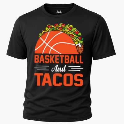 Taco Lover Gifts Basketball And Tacos Tuesday Funny Mexican Performance Shirt