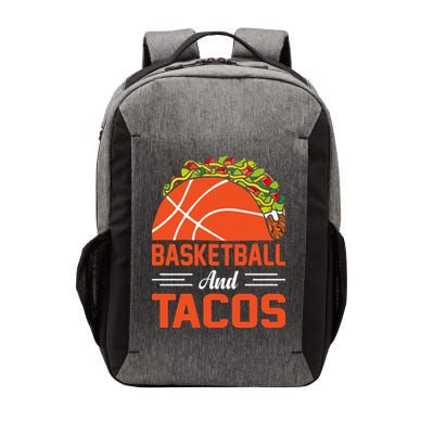 Taco Lover Gifts Basketball And Tacos Tuesday Funny Mexican Vector Backpack