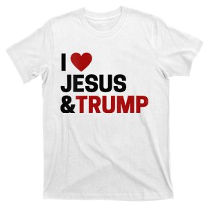 Trump Lover Gift I Love Jesus & Trump T-Shirt