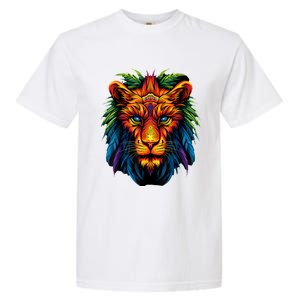 Tribal Lion Graphic Garment-Dyed Heavyweight T-Shirt