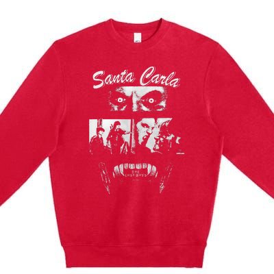 The Lost Group Vamp Stamp Santa Carla Halloween Premium Crewneck Sweatshirt