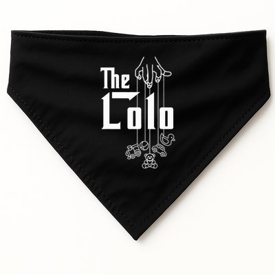 The Lolo Grandpa Grandfather Gramps Grandparent Filipino USA-Made Doggie Bandana