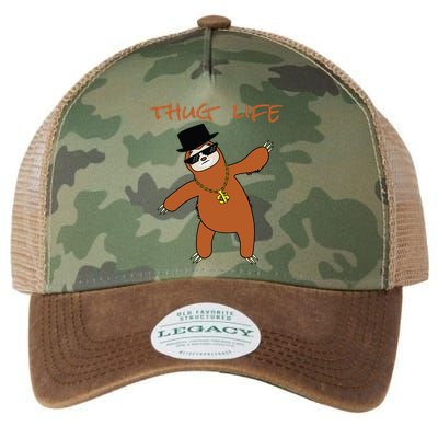 Thug Life Gangsta Sloth Legacy Tie Dye Trucker Hat