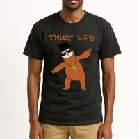Thug Life Gangsta Sloth Tall T-Shirt