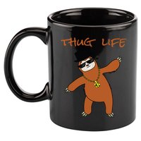 Thug Life Gangsta Sloth 11oz C Handle Ceramic Mug