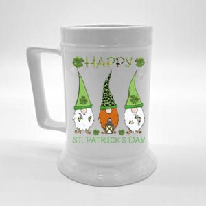 Three Leprechauns Gift Happy Saint Patrick's Day Irish Shamrock Cool Gift Beer Stein