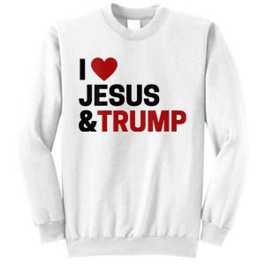 Trump Lover Gift I Love Jesus & Trump Sweatshirt